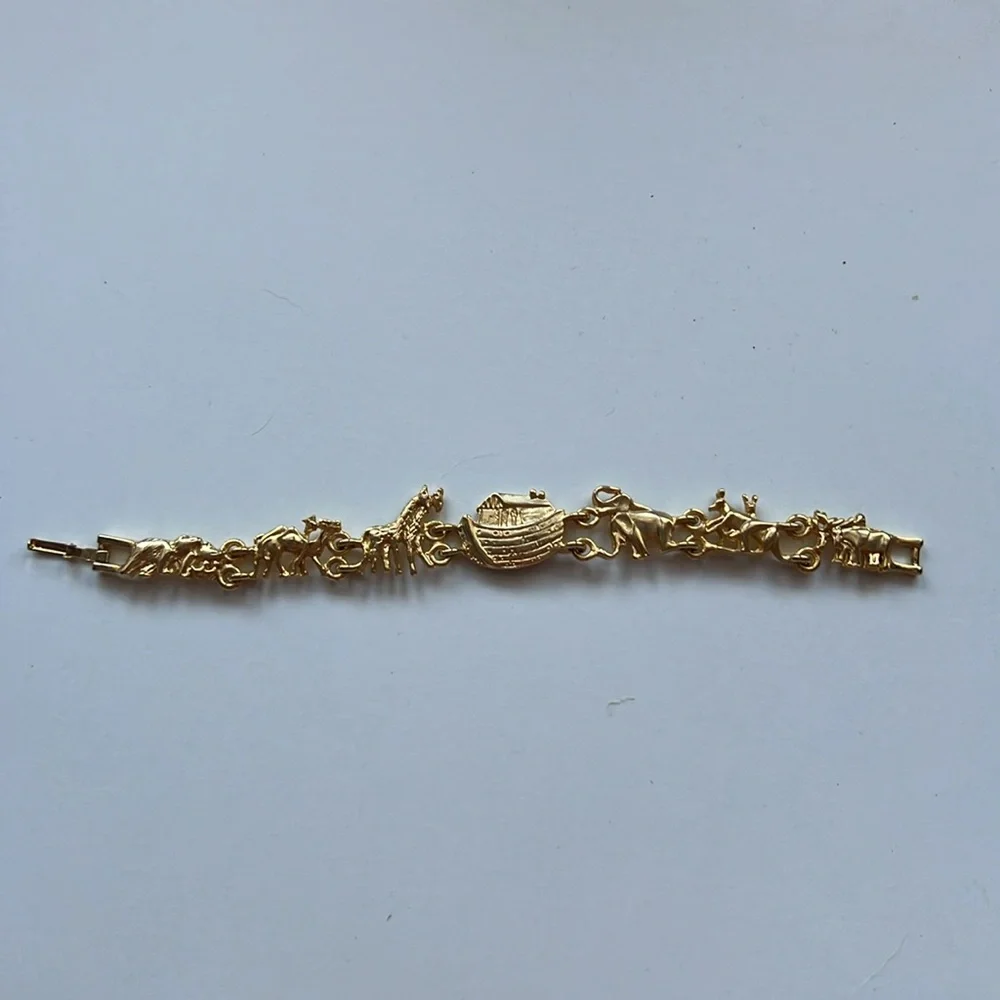 Gold Tone Animal Bracelet